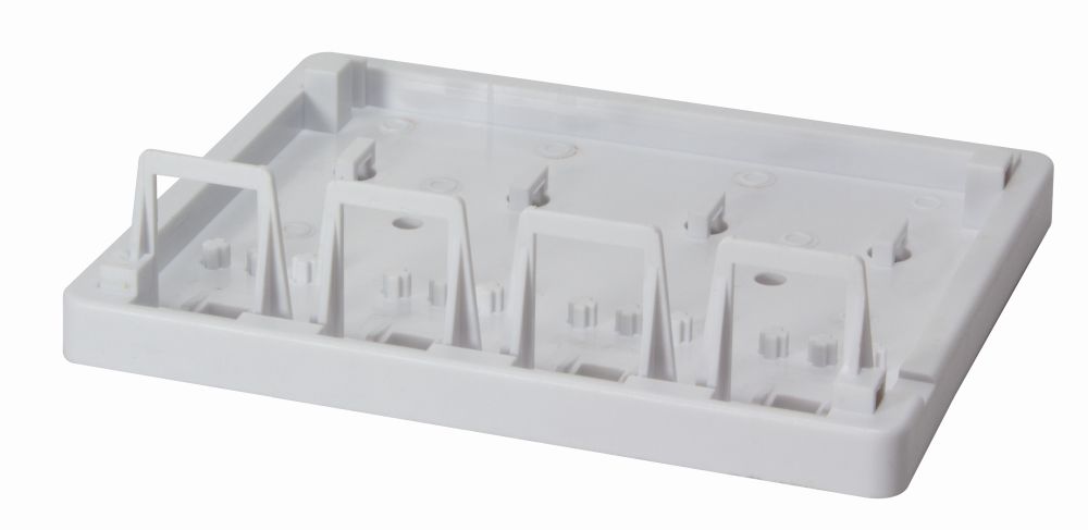Keystone Modular Aufputz-Leergehäuse 4-Port UTP, weiß, leer , LogiLink® [NK4034]