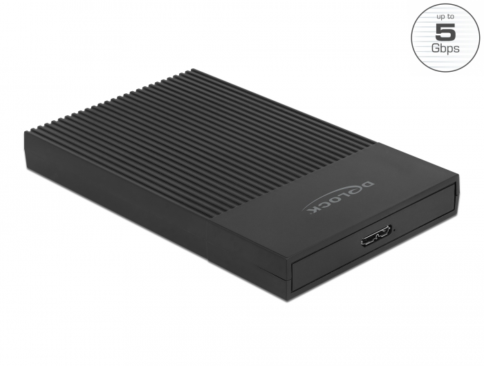 Externes Gehäuse für 2.5" SATA HDD / SSD mit SuperSpeed USB Typ Micro-B Buchse - werkzeugfrei, Delock® [42011]