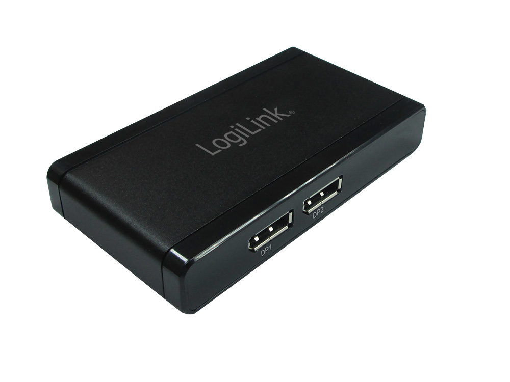 4K DisplayPort 1.2 Splitter, 2x DisplayPort, LogiLink® [CV0090]