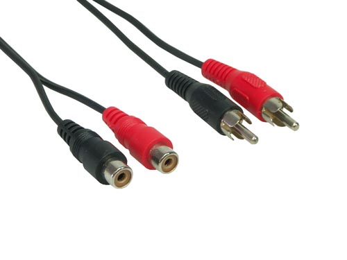 Cinchverlängerung  2 x Cinch St / 2 x Cinch Bu, Länge: 5m, Good Connections®