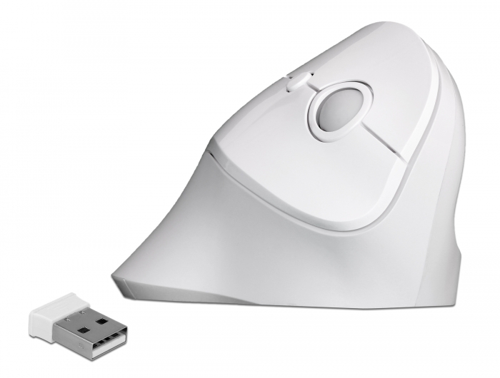 Ergonomische USB Maus vertikal - kabellos, Delock® [12596]