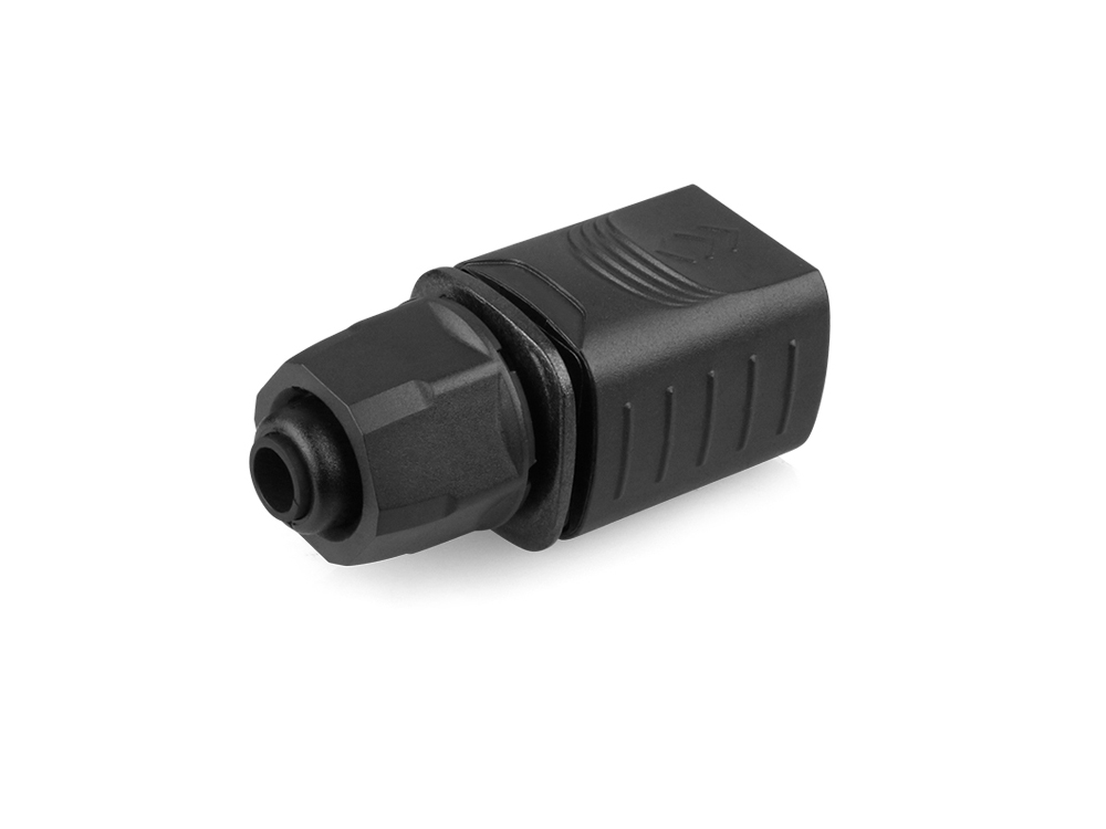 Industrie-Steckverbinder S6 - Unbestückter Stecker, Aussparung für RJ45 Stecker, Good Connections®