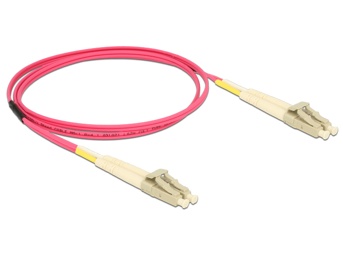 Kabel Lichtwellenleiter LC / LC Multimode OM4, 1m, Delock® [84640]