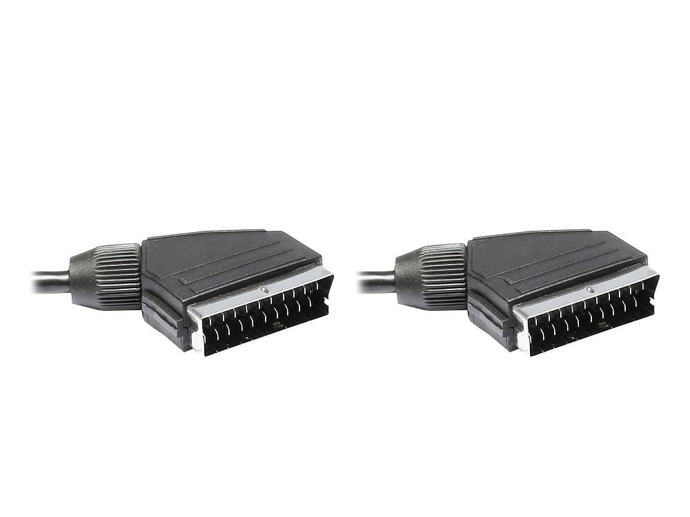 Anschlusskabel Scart Stecker an Stecker, 5m, Good Connections®