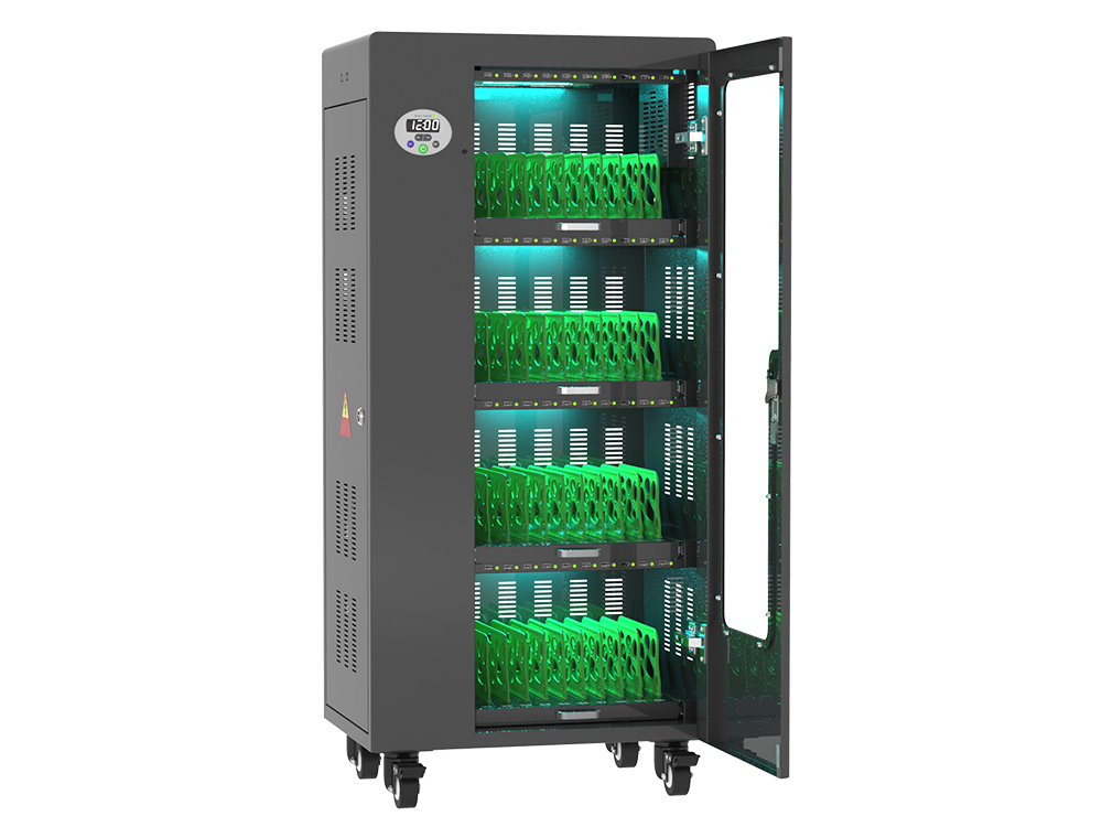 Good Connections® ANTARES T40S Tablet-Ladewagen, UV-C Desinfektion, Sync-Funktion, schwarz