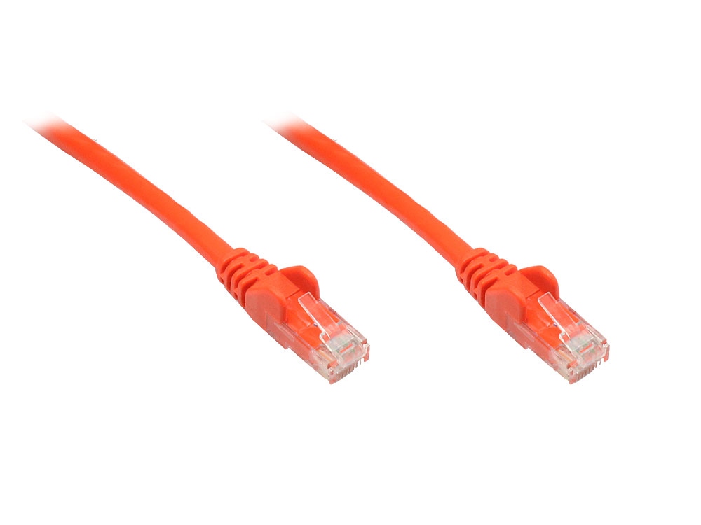 Patchkabel, Cat. 6, U/UTP, orange, 1,5m, Good Connections®