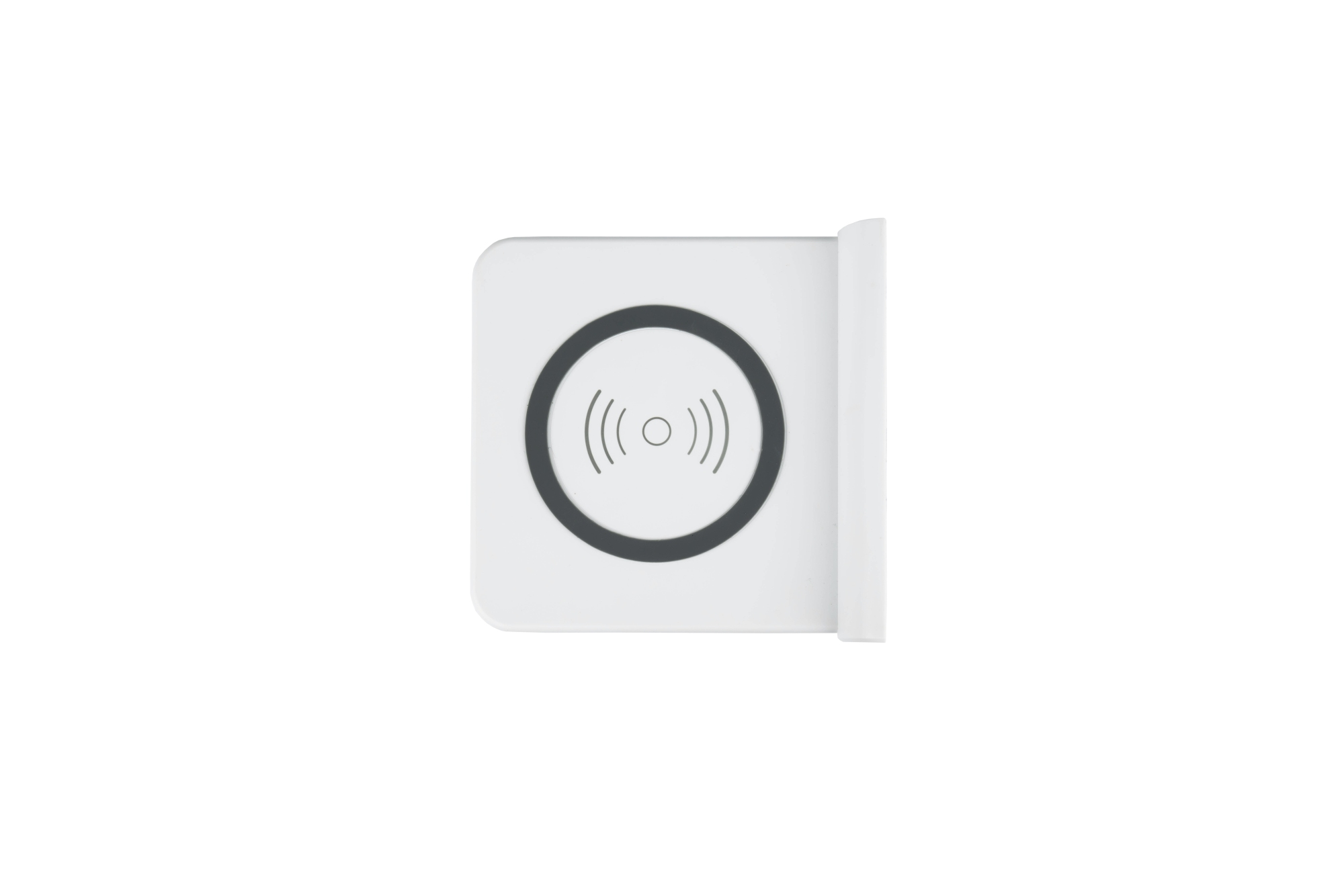 Qi Wireless Charging Pad 15W für Good Connections® USB-Desktop-Schnellladestation PCA-D006W (linke Seite)