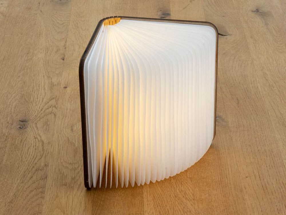 LED Lightbook [M] ahornfarben, 145 x 116 x 25 mm, Good Connections®