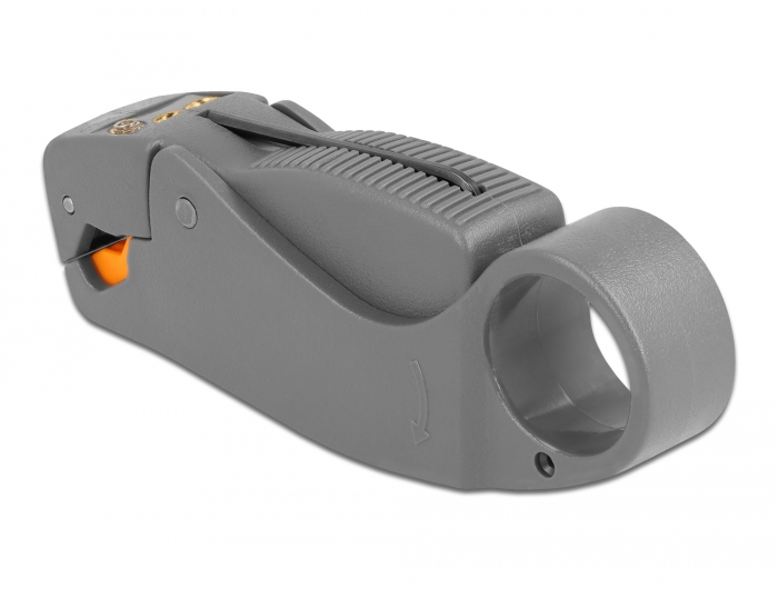 Abisolierwerkzeug für Koaxialkabel mit 3 Klingen, Delock® [90512]