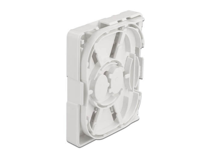 LWL Anschlussdose zur Wandmontage für 2 x SC Simplex oder LC Duplex weiß, Delock® [86842]