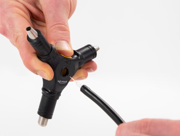 4 in 1 Installationswerkzeug für F-Anschlüsse, Delock® [90515]