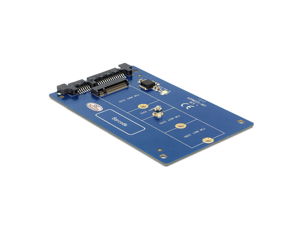 Konverter SATA 22 Pin an M.2 NGFF, Delock® [62559]