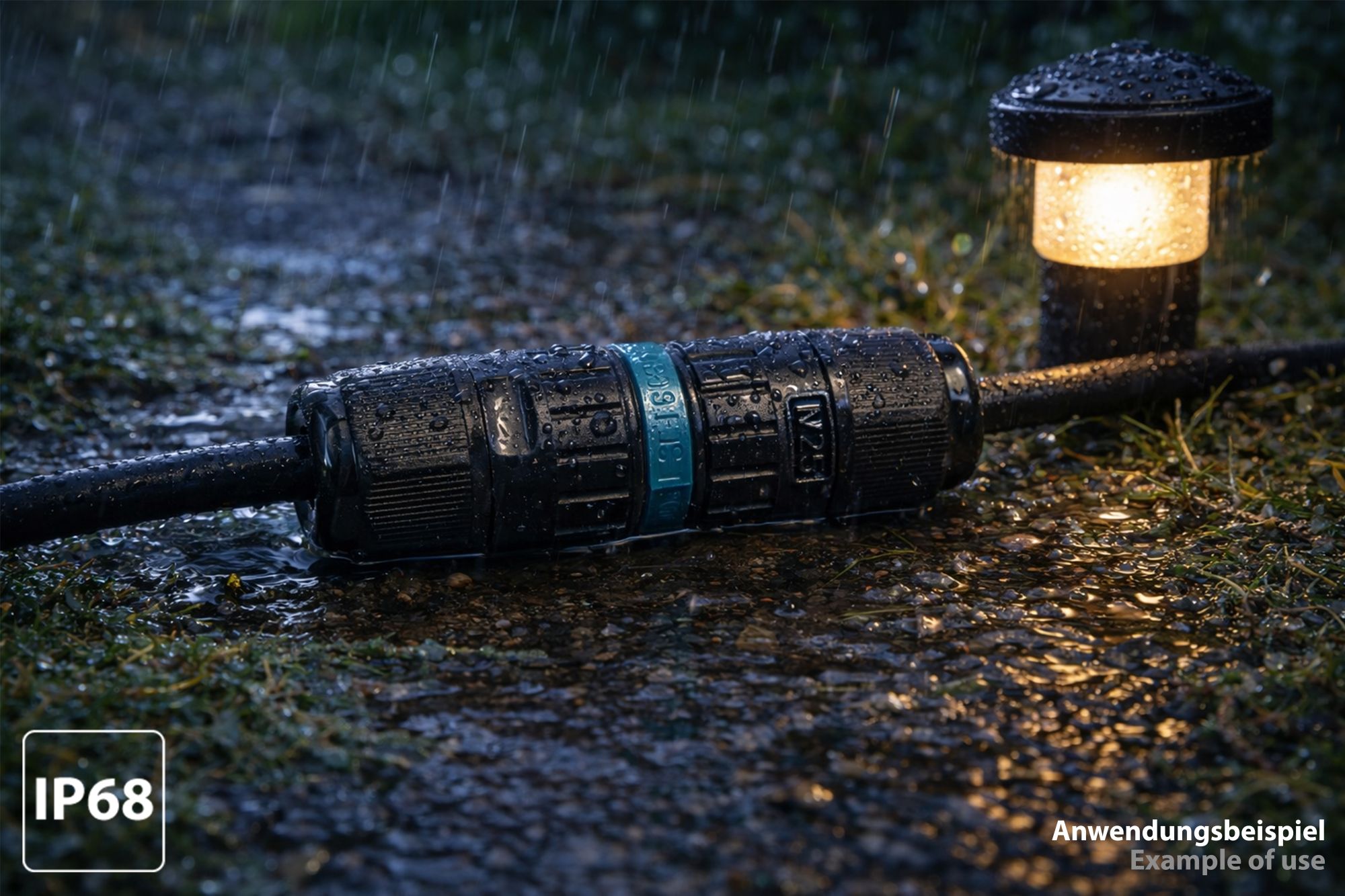 kabelmeister® Werkzeugloser IP68 Kabelverbinder, 5-polig