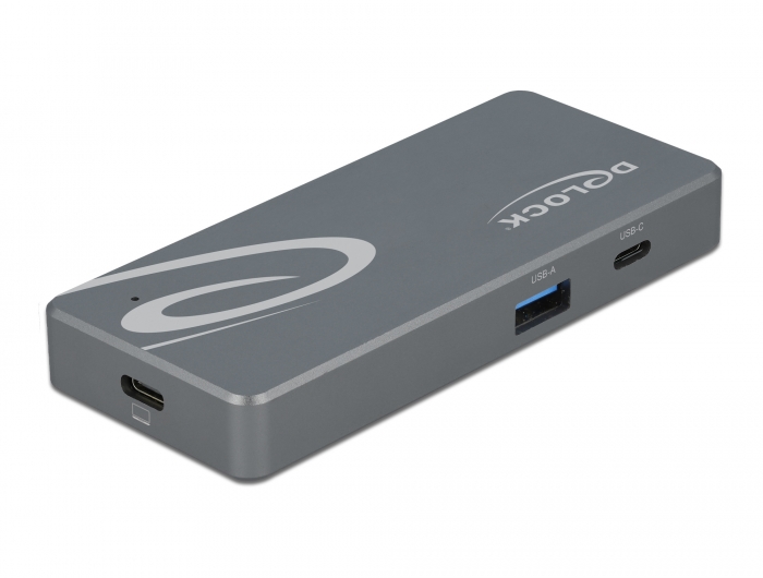 USB Type-C™ Card Reader für CFast und SD Speicherkarten + USB Hub mit Typ-A und USB Type-C™ Port , Delock® [91754]