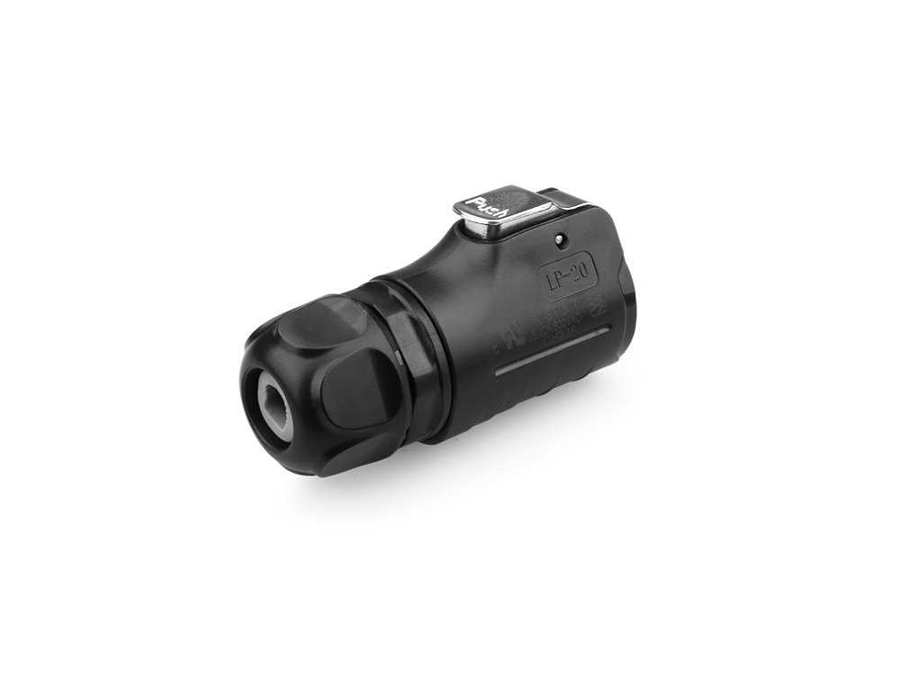 Industrie-Steckverbinder S1 - Power (4-Pin) Stecker mit Klick-Arretierung, Lötanschluss, M20, IP65/67, Good Connections®