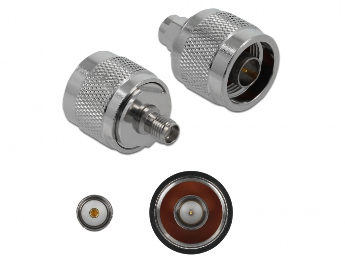 Adapter N Stecker an SMA Buchse 10 GHz, Delock® [89983]