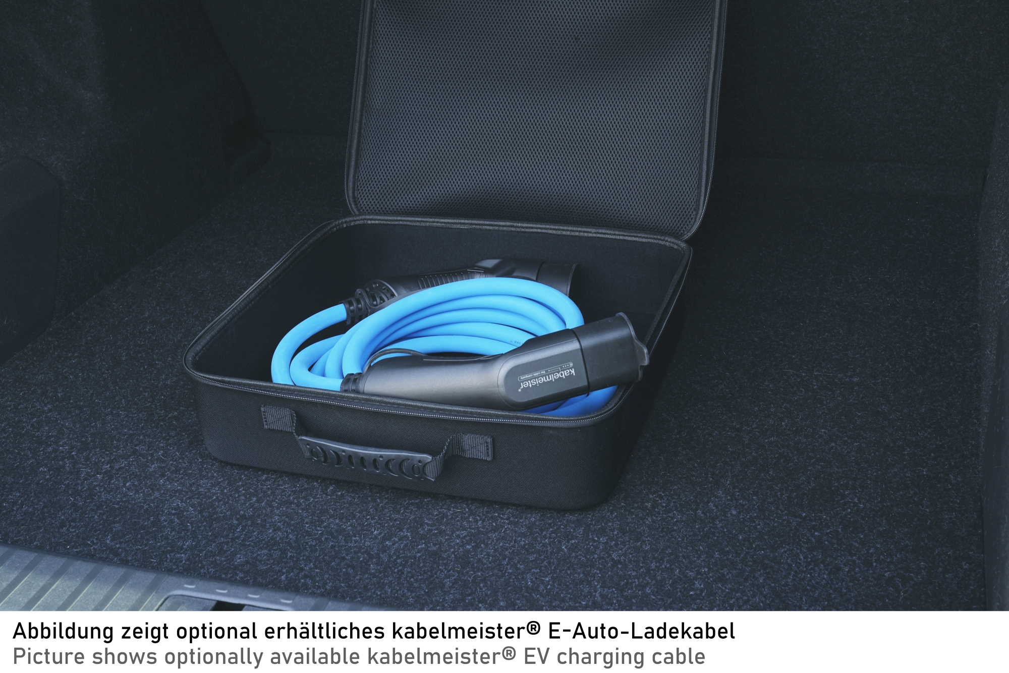 kabelmeister® Power Case - Praktischer Aufbewahrungskoffer für E-Auto-Ladekabel bis 10m