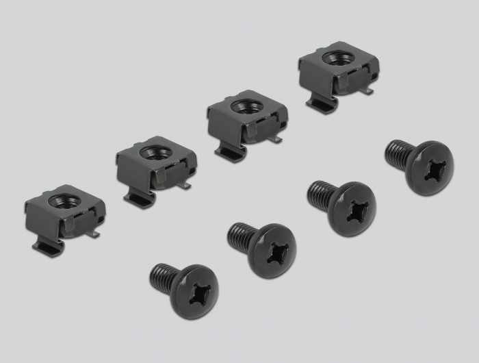 10" Kabelmanagement Bürstenleiste 1 HE schwarz, Delock® [66287]