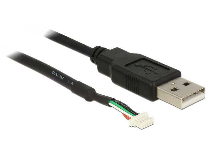 Modul Anschlusskabel USB 2.0 Stecker A an 5-polig Kamera V1,9, 1,5m, Delock® [95986]