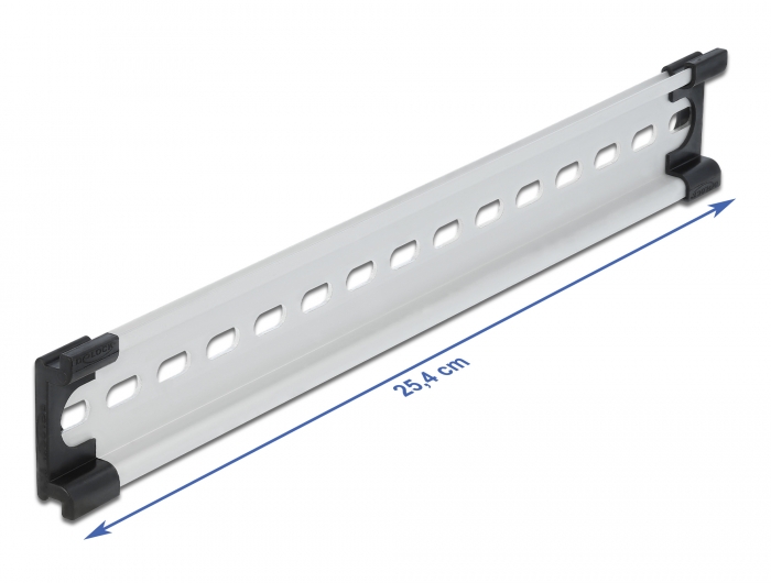 Hutschiene 35 x 7,5 mm (10) Aluminium", Delock® [66172]