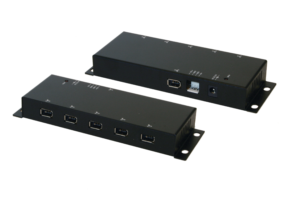 FireWire 1394 HUB mit 6 Ports, Metallgehäuse, Exsys® [EX-6683]