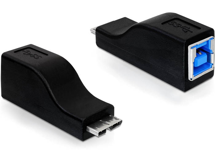 Adapter USB 3.0 B Buchse an Micro-B Stecker, Delock® [65216]