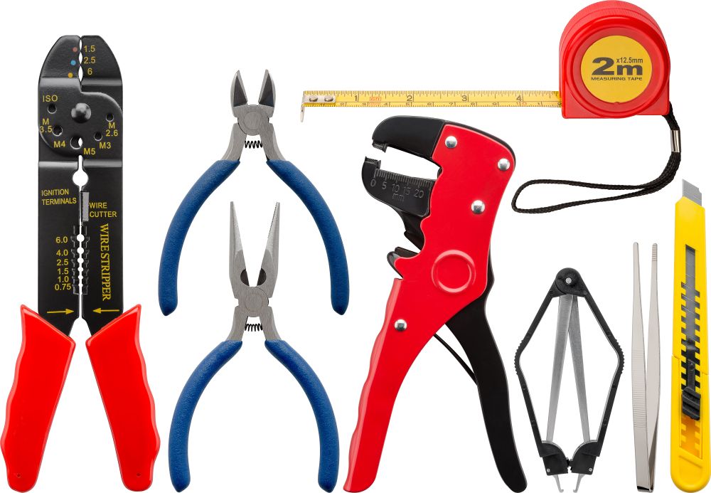 Werkzeugtasche mit Lötset, 20-teilig