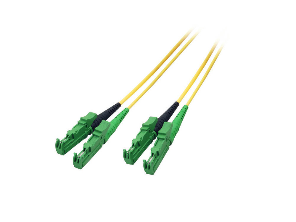 Patchkabel LWL Duplex OS2 (Singlemode, 9/125) E2000®-APC, 2m, Good Connections®