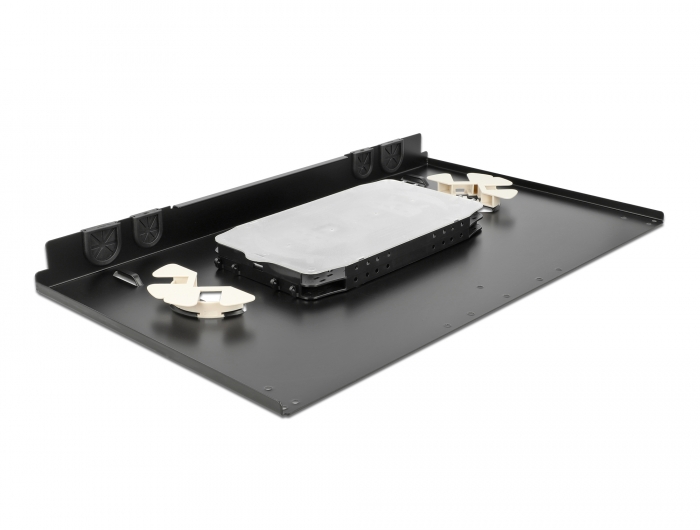 19" Glasfaser Spleißbox 48 Fasern, Delock® [43348]