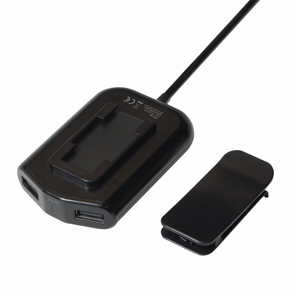 USB Kfz Netzteil für Vorder- & Rücksitze, 2x 2 USB-Port, 2x 12W, LogiLink® [PA0149]