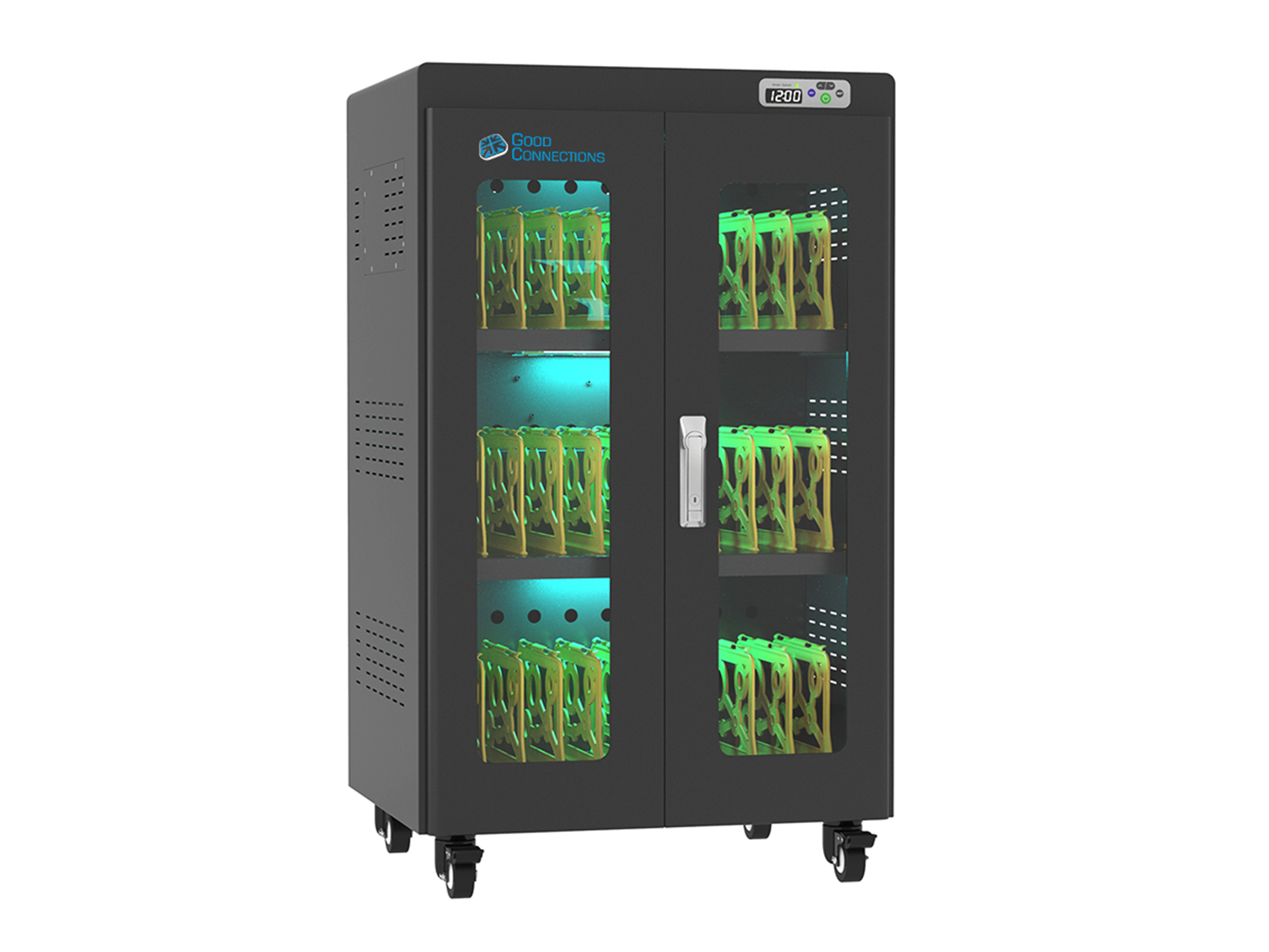 Good Connections® ANTARES N30 Notebook-Ladewagen bis 14", UV-C Desinfektion, schwarz