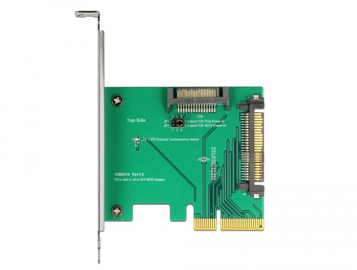 PCI Express x4 Karte an 1x intern U.2 NVMe SFF-8639 Stecker, Delock® [89673]