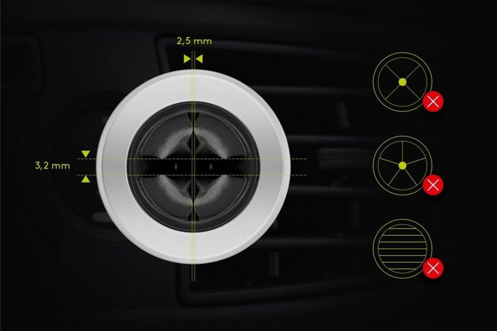 KFZ-Magnethalterungs-Set, universal, Slim Design