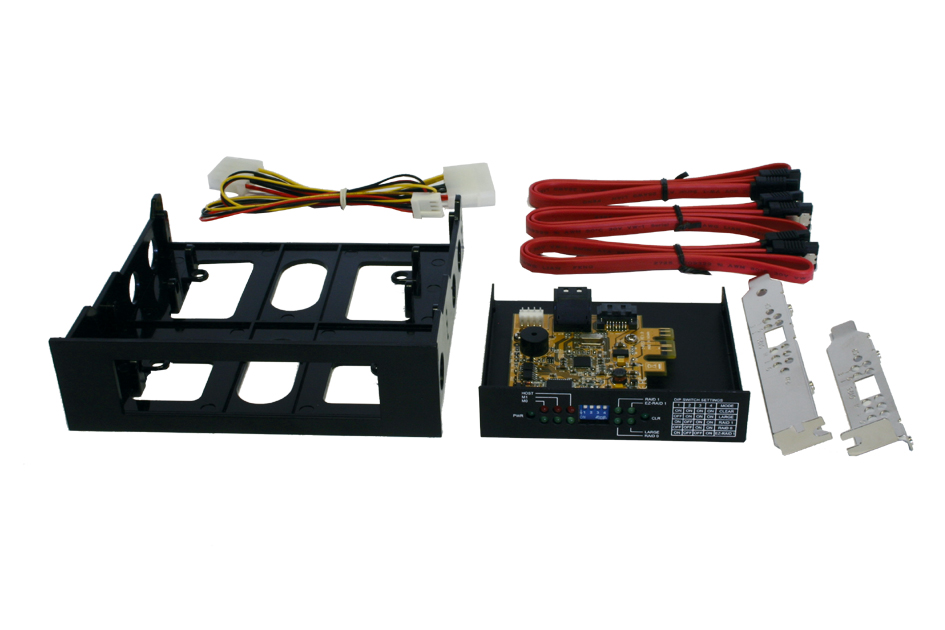 Backup System SATA 2 mit Hardware RAID 0 und 1, Exsys® [EX-3455]