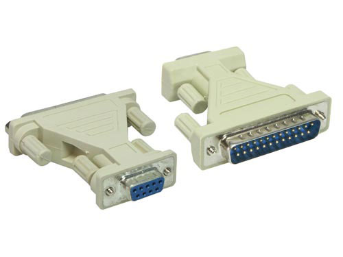 Serieller Adapter, 9pol Buchse an 25pol Stecker, Good Connections®