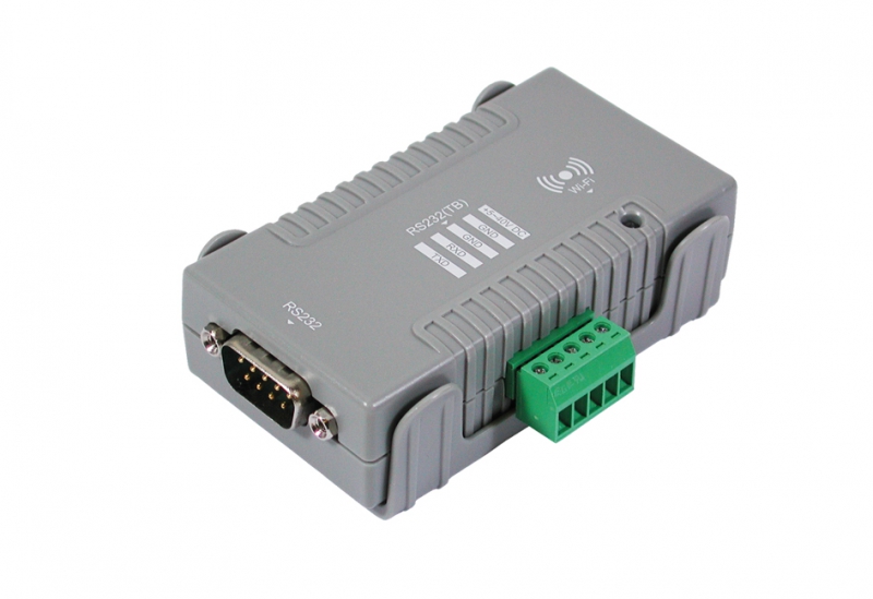 WiFi Ethernet 802.11b/g zu 1 x RS-232,  Wandmontage und einbaubar, Plastikgehäuse, in 19" Rack, Exsys® [EX-6014WI]