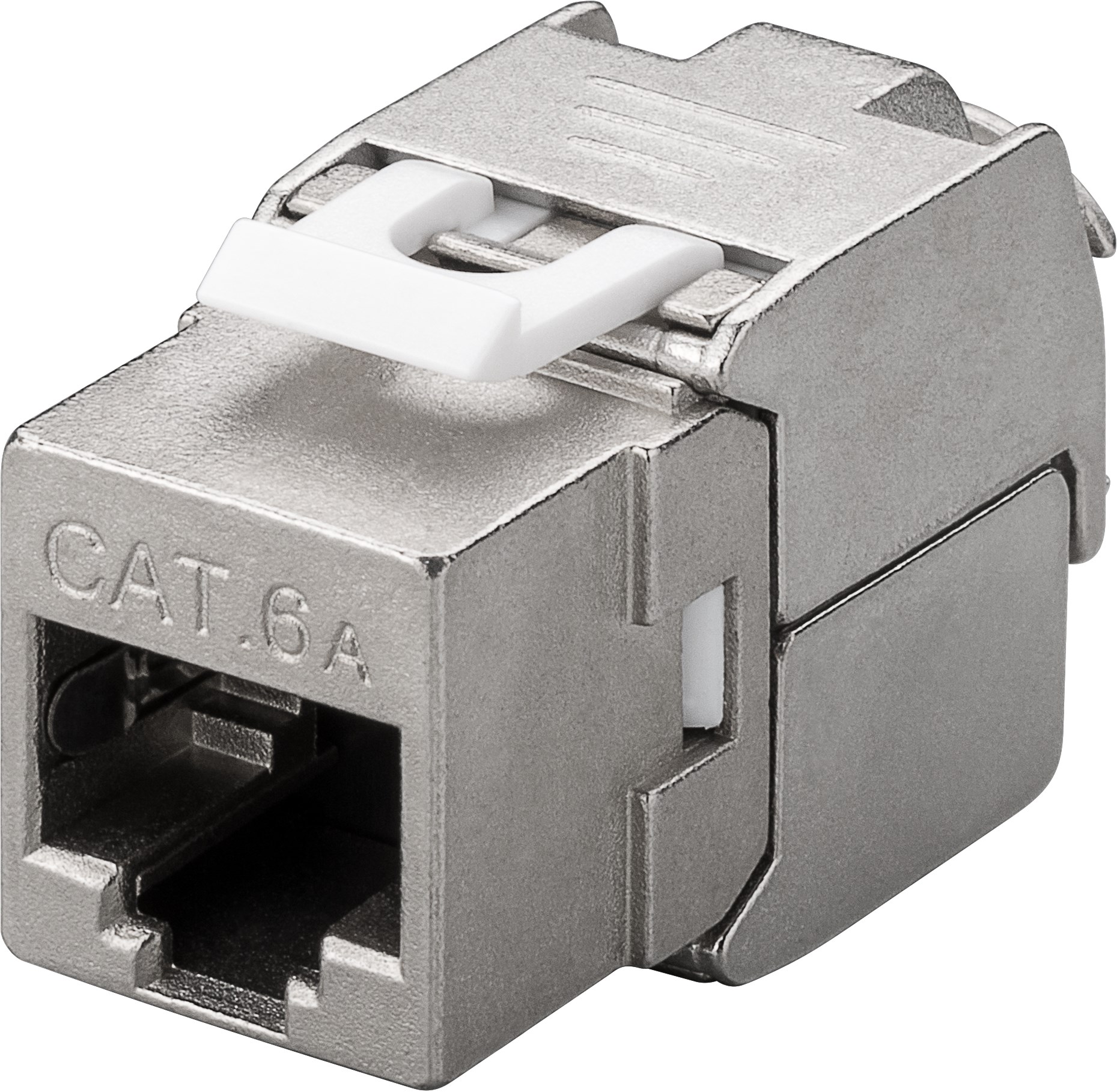 KeyStone RJ45 Jack, Cat. 6a, geschirmt, 500MHz, slim line