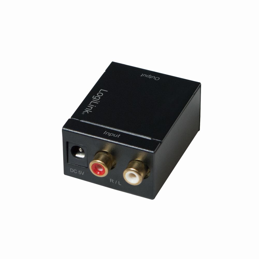 Analog L/R zu Koaxial und Toslink Audio-Konverter, LogiLink® [CA0102]