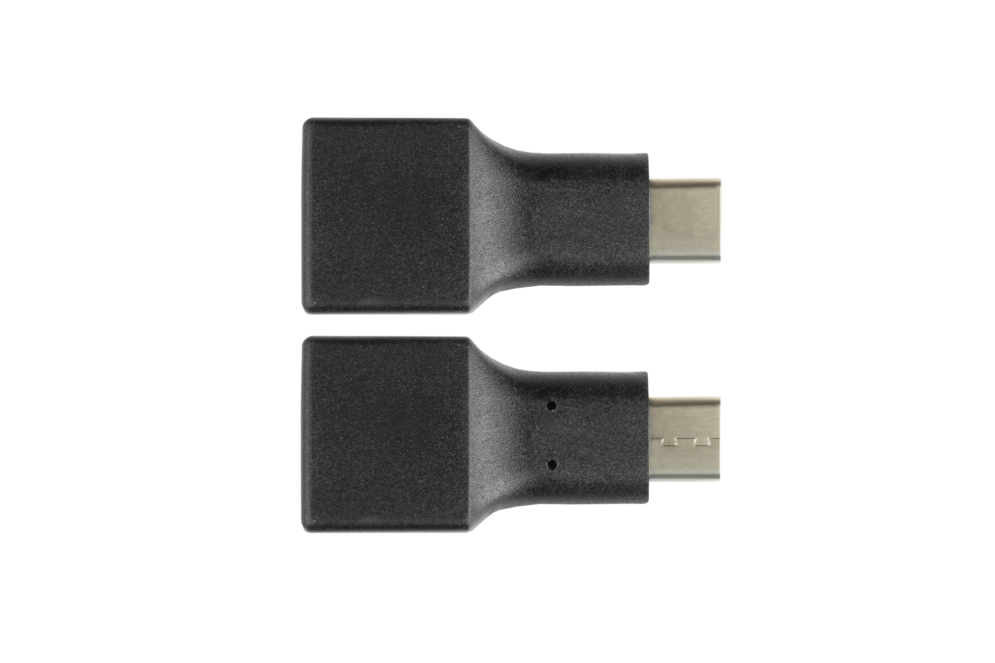 Adapter USB 2.0 USB-C™ Stecker an Buchse A, schwarz, Good Connections®