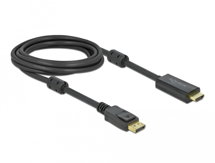 Aktives DisplayPort 1.2 zu HDMI Kabel 4K 60 Hz 3 m, Delock® [85957]