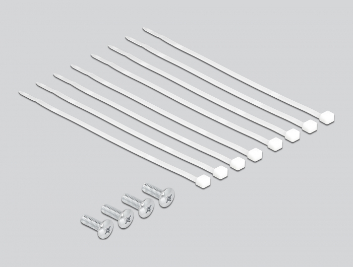 19" Patchpanel 48 Port Cat.5e 2 HE farbig, Delock® [66881]