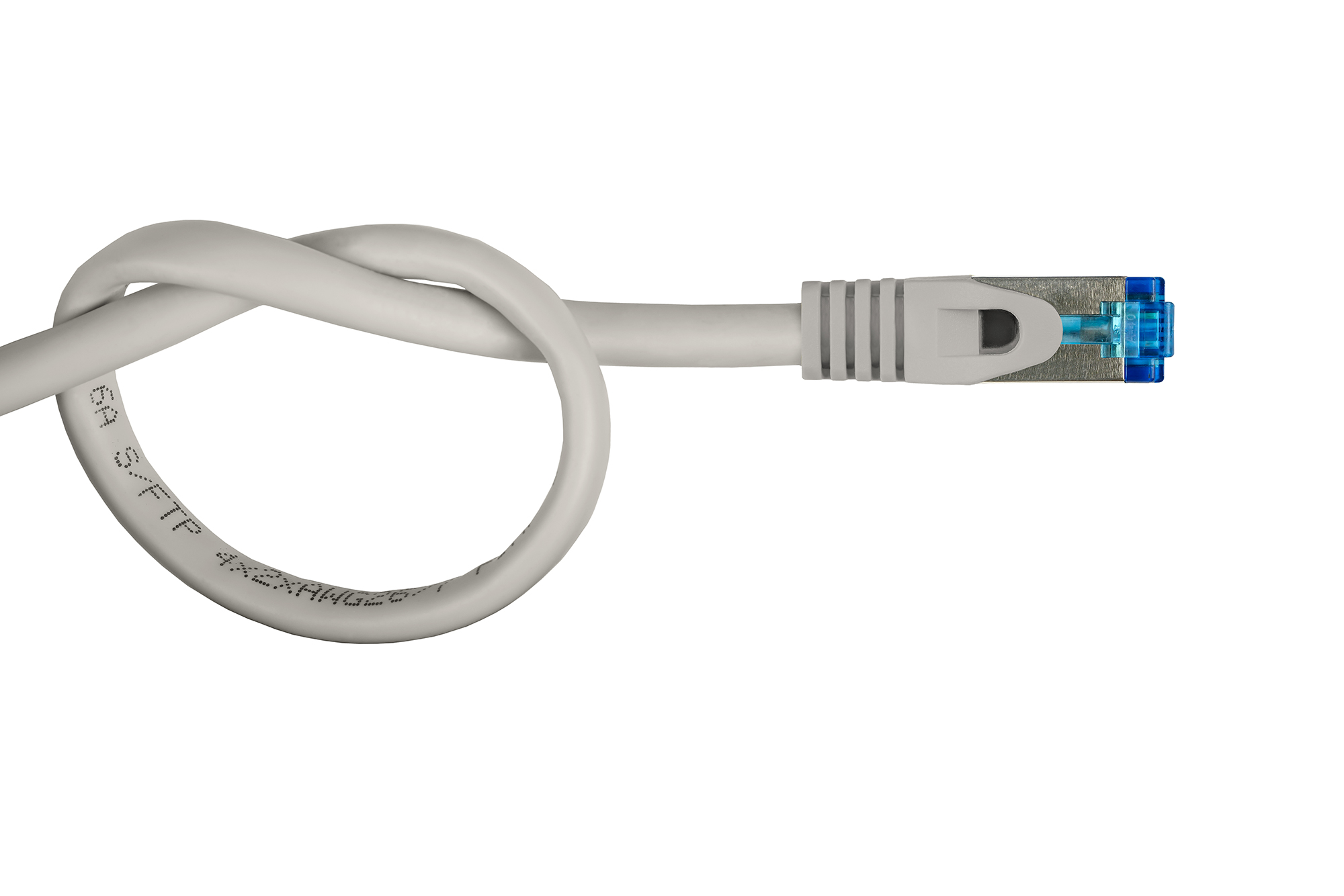 RNS® Patchkabel SmartFLEX, Cat.6A, S/FTP, PiMF, halogenfrei (LSZH), 500MHz, CU, grau, 3m, Good Connections®