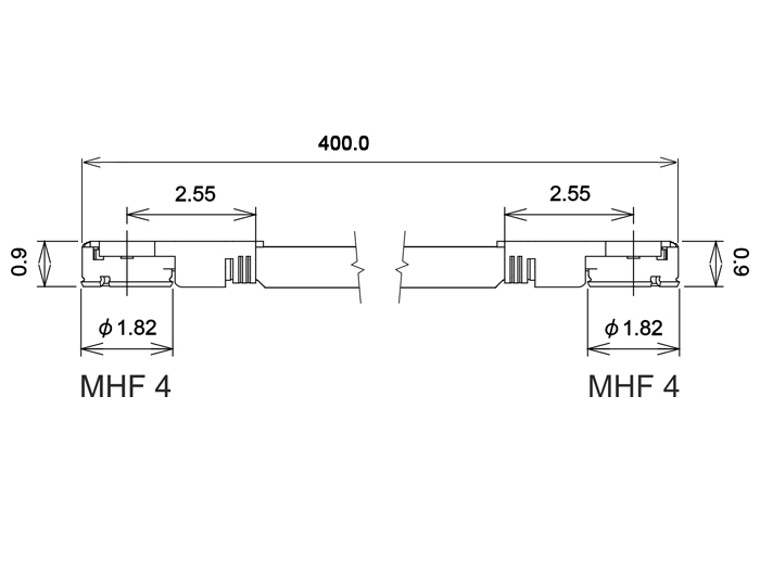 Antennenkabel MHF IV/HSC MXHP32 kompatibler Stecker an MHF IV/HSC MXHP32 kompatibler Stecker 0,4 m, Delock® [89645]