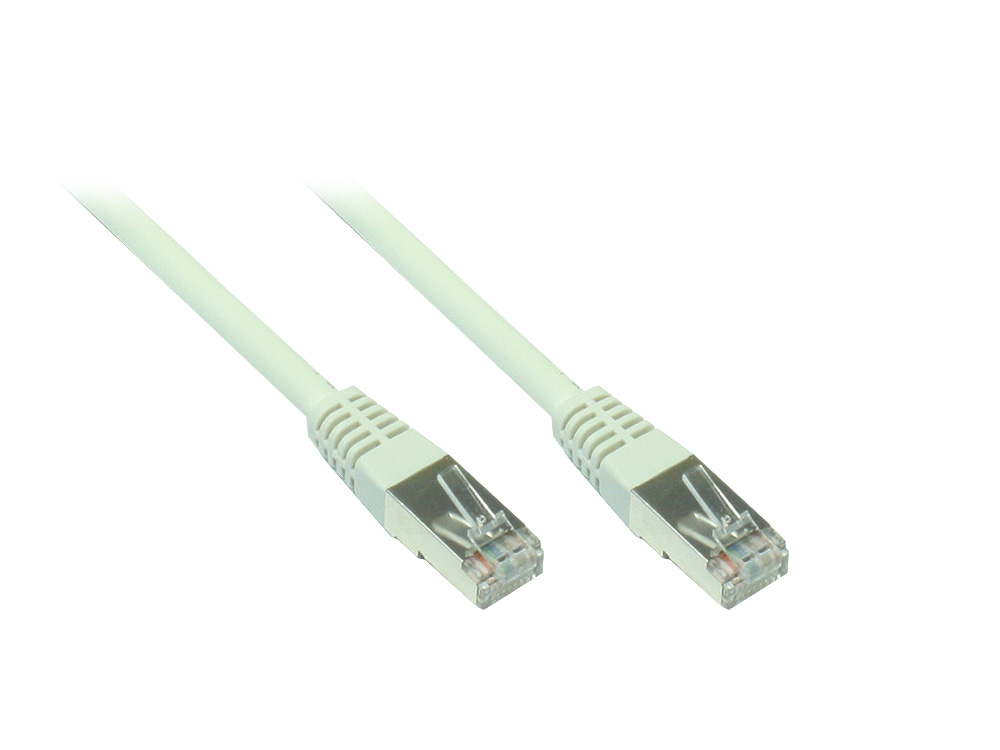 Patchkabel, Cat. 5e, F/UTP, grau, 50m, Good Connections®