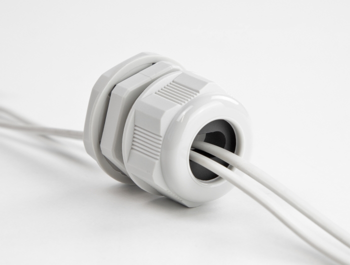 Kabelverschraubung PG29 für Flachkabel grau 2 Stück, Delock® [60390]