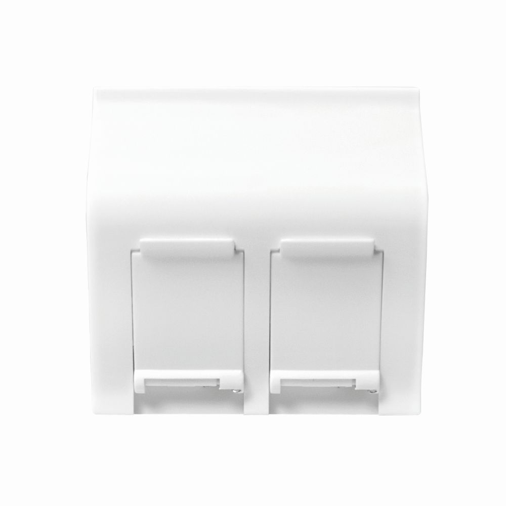 Unterputzdose für 2 Keystone Module, 45 x 45 mm, franz. System, LogiLink® [NF0012]