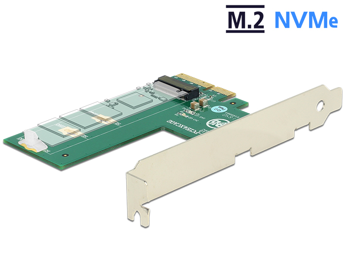 PCI Express x4 Karte an 1x intern NVMe M.2 Key M - Querformat, Delock® [89561]