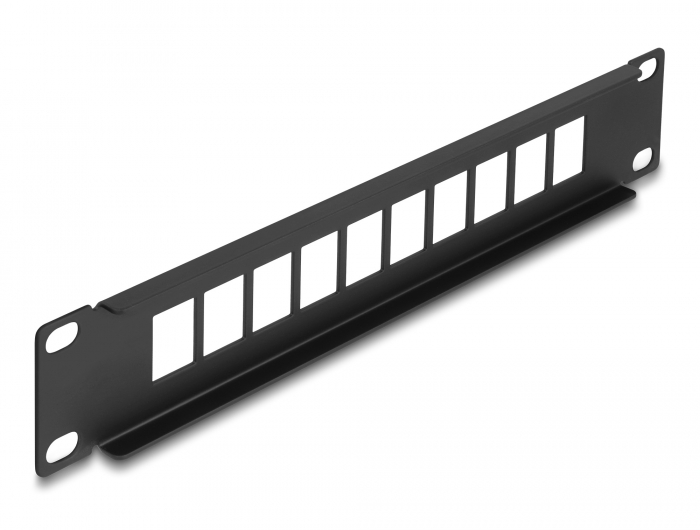 10" Keystone Patchpanel 10 Port schwarz, Delock® [66676]