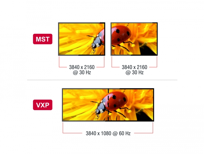 USB Type-C™ Splitter (DP Alt Mode) zu 2 x HDMI MST / VXP, Delock® [87755]