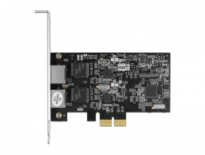 PCI Express x2 Karte auf 2 x RJ45 2,5 Gigabit LAN RTL8125, Delock® [89530]